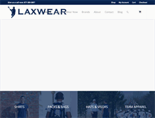 Tablet Screenshot of laxwear.com